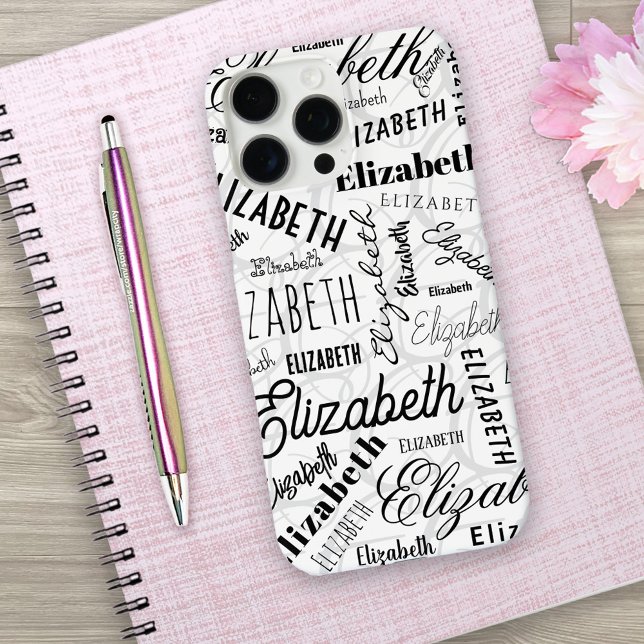 Elizabeth Schwarz-weiß Case-Mate iPhone Hülle (Von Creator hochgeladen)