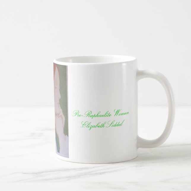 Elizabeth Siddal - Poesie Kaffeetasse (Rechts)
