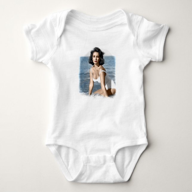 Elizabeth Taylor Beach Baby Strampler (Vorderseite)