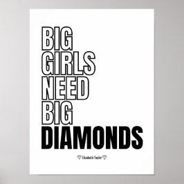 Elizabeth Taylor Quotes Women Power Poster