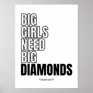 Elizabeth Taylor Quotes Women Power Poster