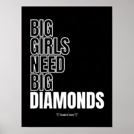 Elizabeth Taylor Quotes Women Power Poster