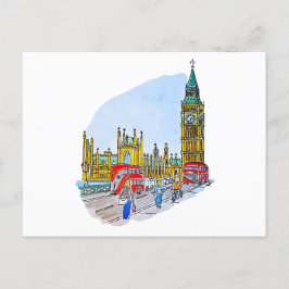 Elizabeth Tower, alias Big Ben Postkarte