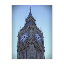 Elizabeth Tower - Big Ben - London - Postcard