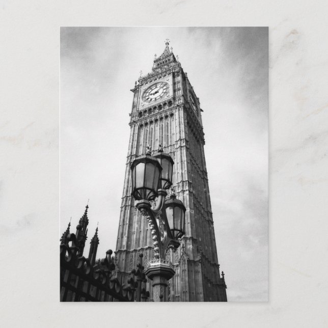 Elizabeth Tower Westminster, London UK Postcard Postkarte (Vorderseite)