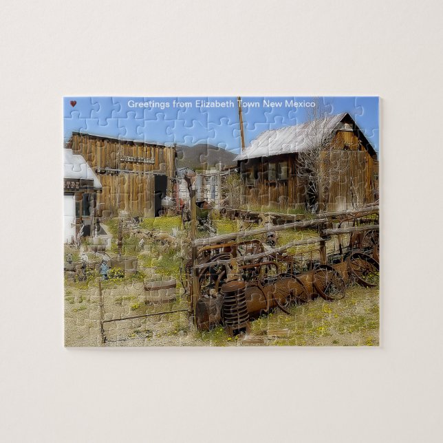 Elizabeth Town New Mexico Jigsaw Puzzle (Horizontal)