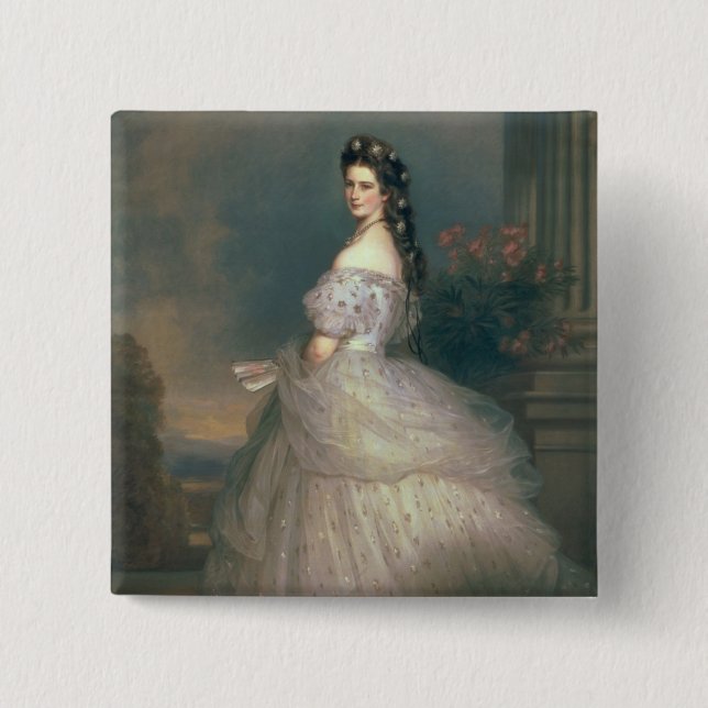 Elizabeth von Bayern Button (Vorderseite)