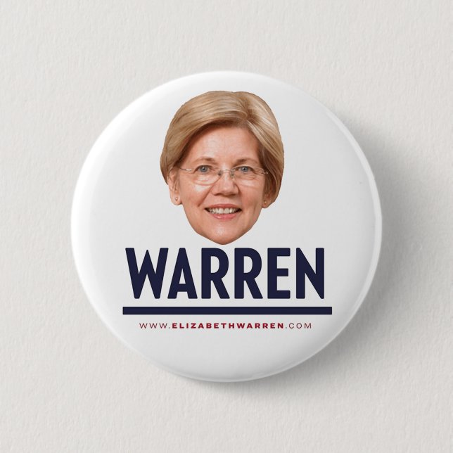 Elizabeth Waren 2020 Button (Vorderseite)