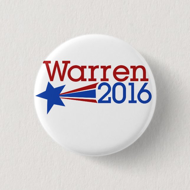 Elizabeth Warren 2016 Button (Vorderseite)