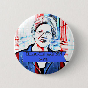 ELIZABETH WARREN 2020 Präsidentschaftswahl Button