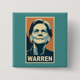 Elizabeth Warren Button