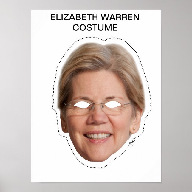 Elizabeth Warren Costume Poster (Vorne)