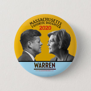 Elizabeth Warren für den Präsidenten Button
