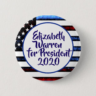 Elizabeth Warren für Präsident 2020 Button
