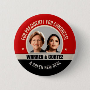 Elizabeth Warren für Präsident 2020 Button