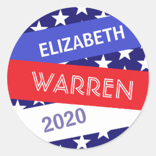 Elizabeth Warren für Präsident 2020 Runder Aufkleber