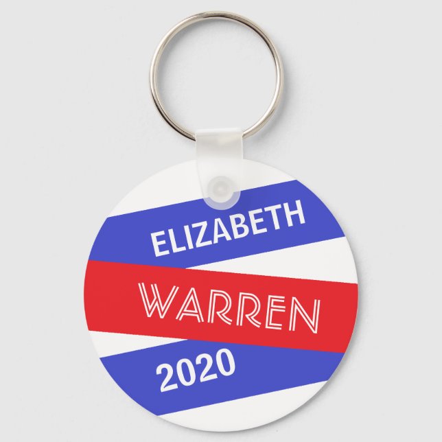 Elizabeth Warren für Präsident 2020 Schlüsselanhänger (Vorderseite)