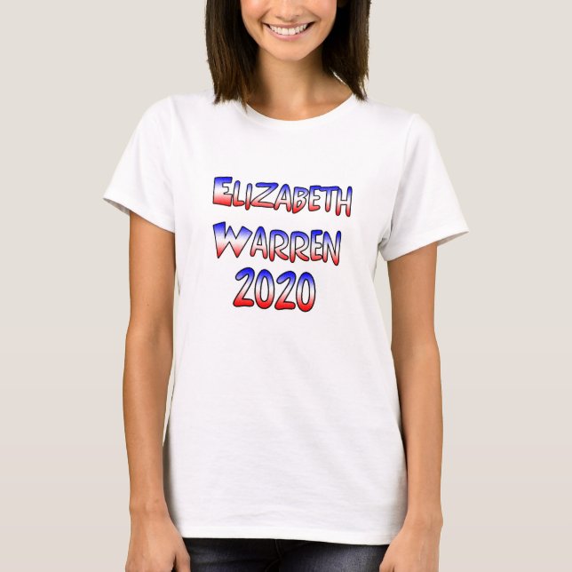 Elizabeth Warren für Präsident 2020 T-Shirt (Vorderseite)