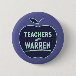 Elizabeth Warren - Lehrer mit Warren-Taste Button