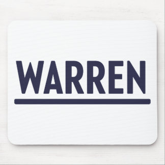 Elizabeth Warren Logo für den Präsidentschaftswahl Mousepad