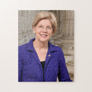 Elizabeth Warren Offiziell Portrait Puzzle