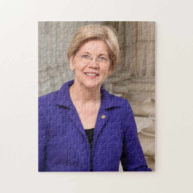 Elizabeth Warren Offiziell Portrait Puzzle (Vertikal)