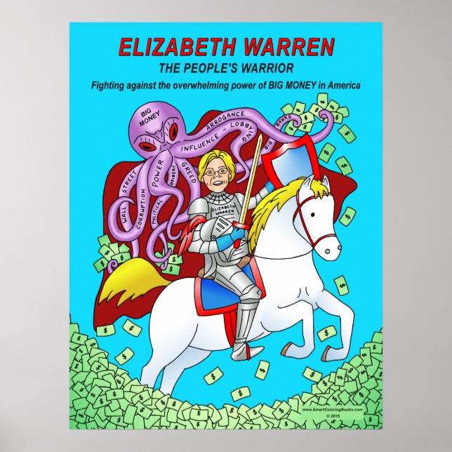 Elizabeth Warren Poster (Vorne)