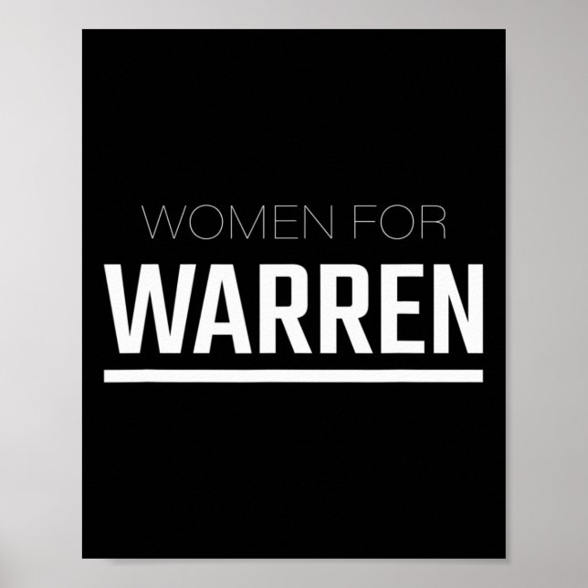 Elizabeth Warren  Poster (Vorne)