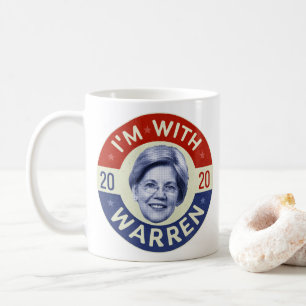 Elizabeth Warren Präsident 2020 Demokrat Pic Retro Kaffeetasse
