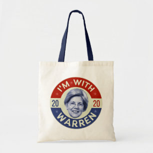 Elizabeth Warren Präsident 2020 Demokrat Pic Retro Tragetasche