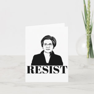 Elizabeth Warren Teeshirt Politische Feministische Karte