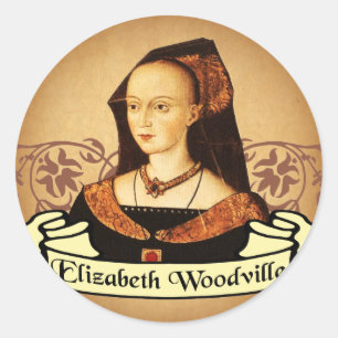 Elizabeth Woodville Runder Aufkleber