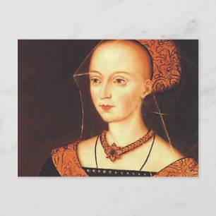 Elizabeth Woodville "The White Queen" Postkarte