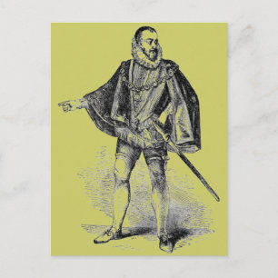 Elizabethan Costumes Postcard Postkarte