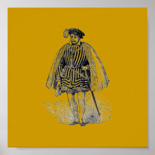 Elizabethan Fashion Poster