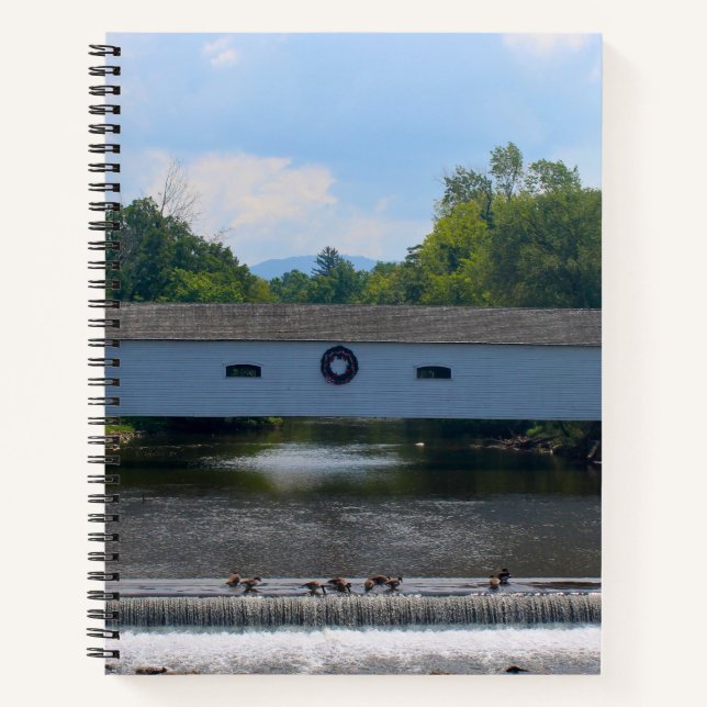 Elizabethton Covered Bridge Notizbuch (Vorderseite)