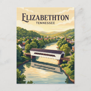 Elizabethton, Tennessee Postkarte