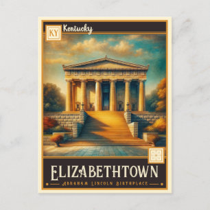 Elizabethtown, Kentucky Vintage Postkarte