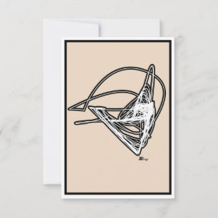 ELJAYEFF Design Minamalist Danke Note Card
