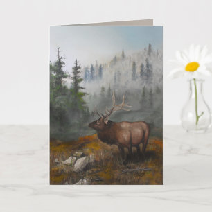 "Elk Art" von Jason Street 13 x 18 cm Karte
