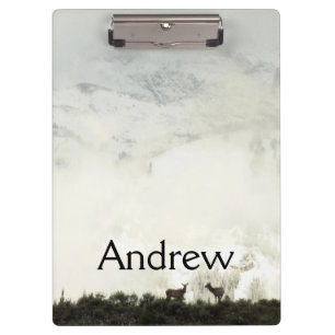 Elk at Grand Teton National Park Fotografy Klemmbrett