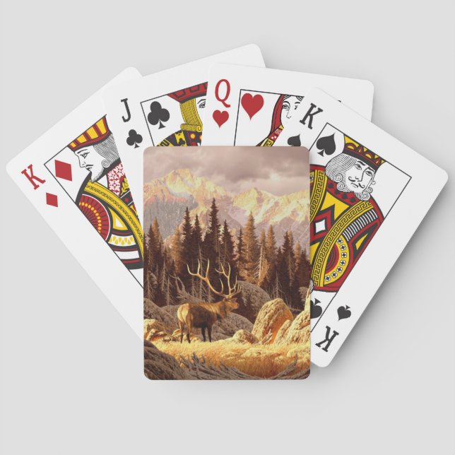 Elk Bull Spielkarten (Rückseite)