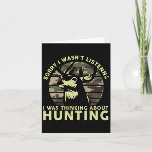 Elk Deer Hunter Funny Deer Junting T-Shirt Gaben V Karte