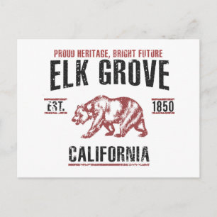 Elk Grove Postkarte