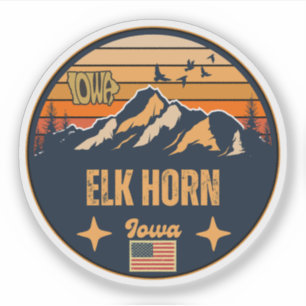 Elk Horn, Iowa, Vereinigte Staaten Aufkleber