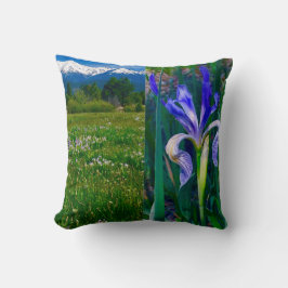 Elk Horn Iris Fields Pillow Kissen