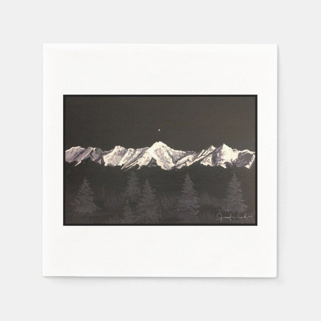 Elk Horn Mountains Napkin Serviette (Vorderseite)