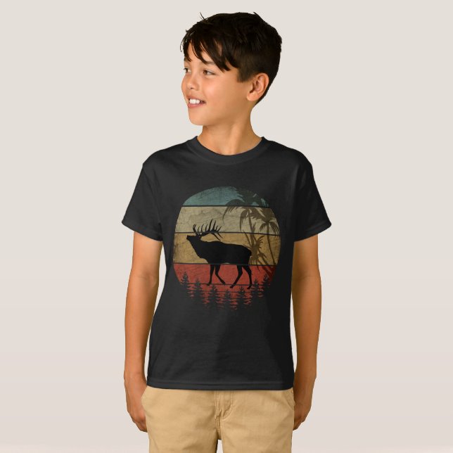 ELK HUNTER VINTAG T-Shirt (Vorne ganz)
