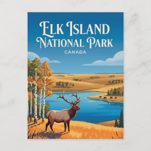 Elk Island Nationalpark Kanada Postkarte