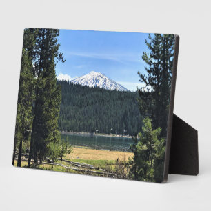 Elk Lake with Mount Bachelor, OR Fotoplatte